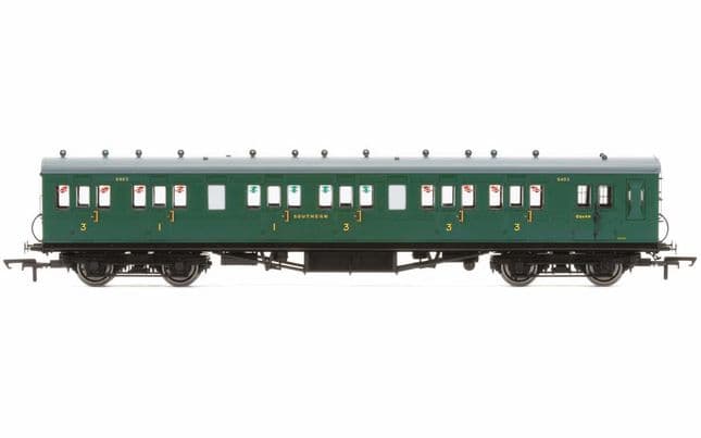 SR, 58' Maunsell Rebuilt (Ex-LSWR 48'), Six Compartment Brake Composite, 6403 'Set 44' - Era 3