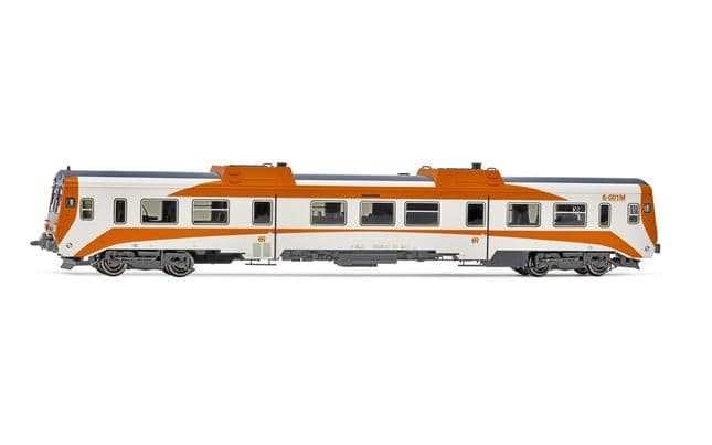 RENFE, automotor diesel 596, decoración "Regionales R2", 9-596-001-8, ép. V