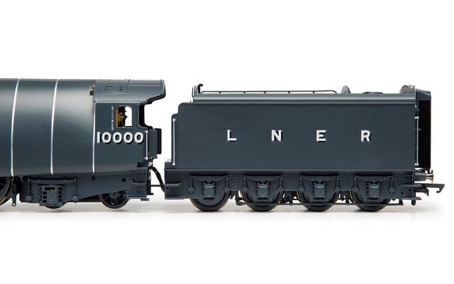 LNER, Class W1 'Hush Hush', 1935 (Double Blast Pipe), 4-6-4, 10000 - Era 3