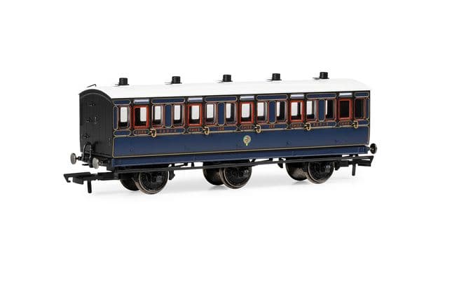 S&amp;DJR, 6 Wheel Coach, 3rd Class, 109 - Era 2