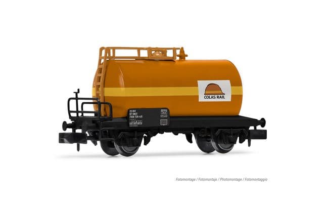 Colas Rail, set di 1 carro cisterna a 2 assi + carro chiuso a 2 assi tipo G4, ep. V
