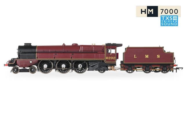 LMS - Princess Royal Class - "Turbomotive" 6202 (DCC Sound Fitted)