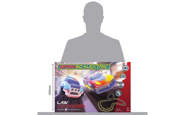 Micro Scalextric - Law Enforcer Race Set