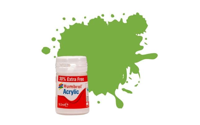 Acrylic Paint: 38 - Lime - Gloss - (14ml + 30% Extra Free Pot)