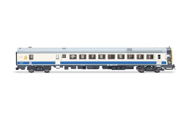 RENFE, 3-unit EMU class 444, unit 444-011 in blue-white livery, ep. V, with DCC decoder