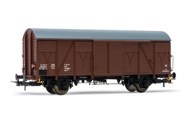 DR, 2-achs. gedeckter Güterwagen Gs mit Schlusssignal, Ep.. IV