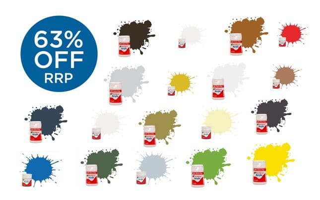 Humbrol Acrylic Paint Bundle ( x108 Paint Pots)