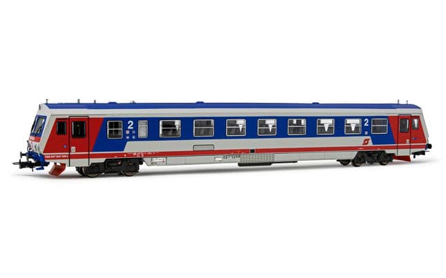 ÖBB, diesel railcar 5047 058-2, grey/blue/red livery with old ÖBB logo, period IV-V, AC-digital with sound