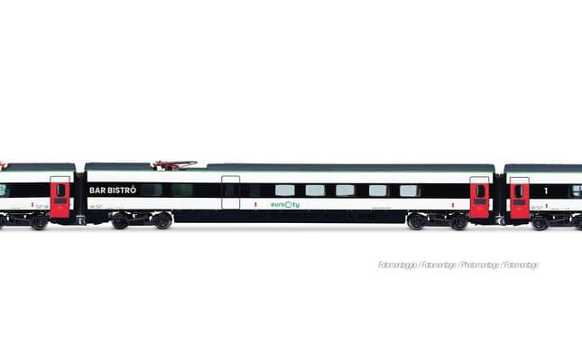 FS Trenitalia, 3-tlg. Zwischenset des ETR 610 in neuer EuroCity-Farbgebung