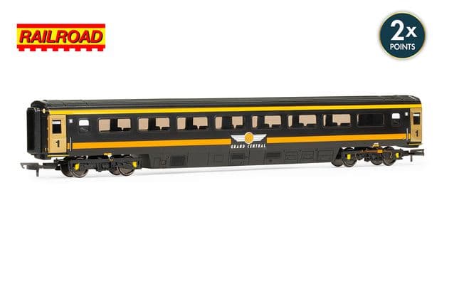 RailRoad Grand Central Rail, Mk3 1st Class Coach, 41206 - Era 10
