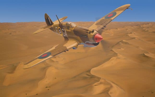 Curtiss Tomahawk IIA AK402 PO Neville Duke 112 Squadron