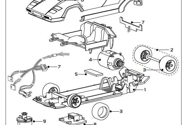 Lamborghini Countach - Green