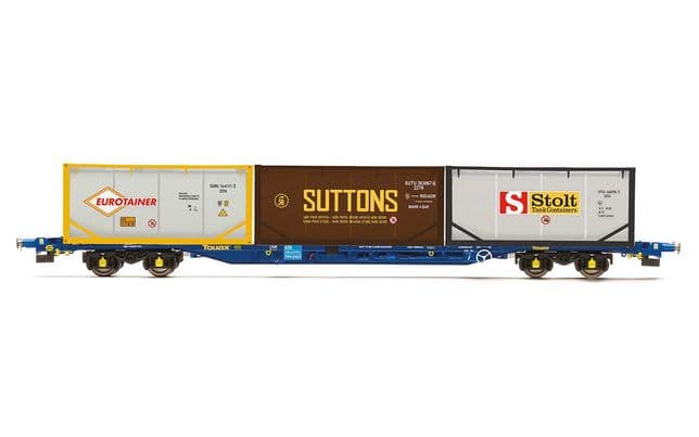 Touax KFA Container Wagon 3 x 20 Tanktainers Era 11