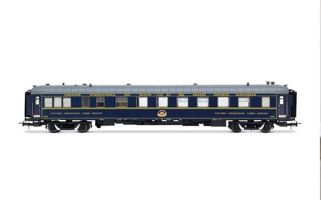 SNCF, 3-unit pack of "Sud Express", CIWL restaurant coach + 2 x DEV Inox short, no. 1/2