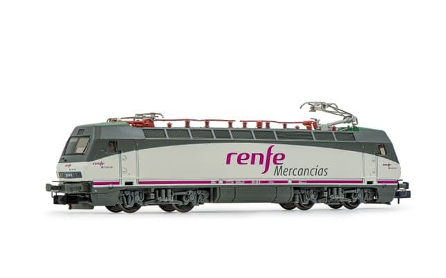 RENFE OPERADORA, locomotora eléctrica serie 252, decoración «Mercancías», ép. VI