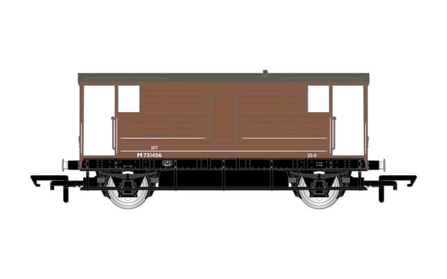 BR, D2068 20T Brake Van, M731456 - Era 4