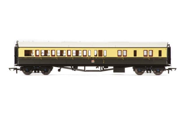 GWR, Collett 'Bow Ended' Corridor Brake Third (R/H), 4941 - Era 3