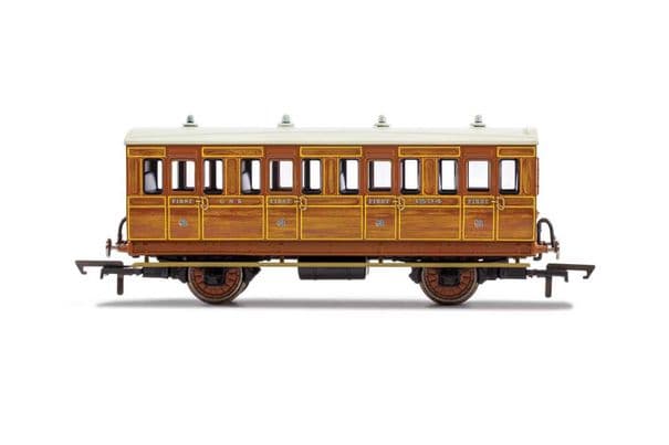 GNR 4 Wheel Coach 1st Class Fitted Lights 1534 Era 2