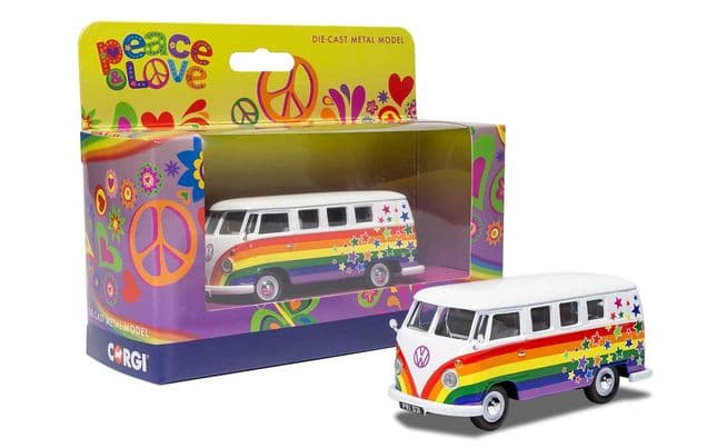 Volkswagen Campervan - Peace Love and Wishes