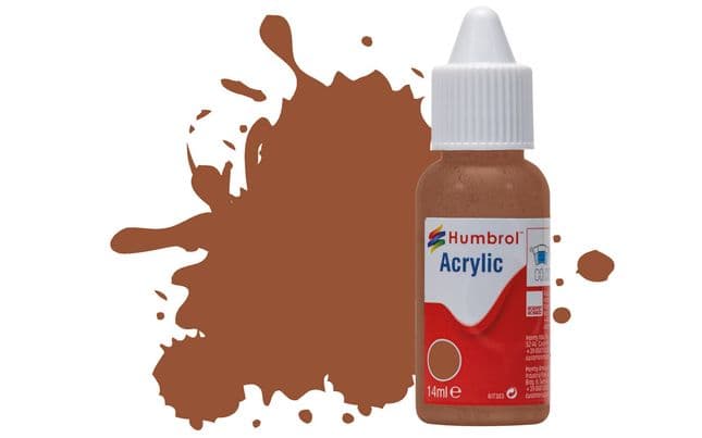 Acrylic Paint: 70 - Brick Red - Matt - (14ml)