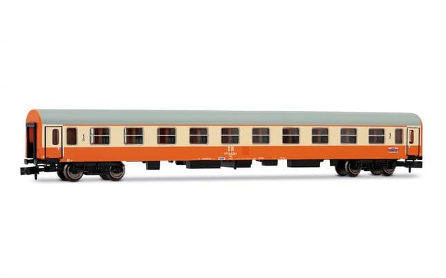 DR, coffret de 2 voitures "Städte-Express", livrée orange/beige, composé de 1 x voiture Ame et 1 x voiture Bme, ép. IV