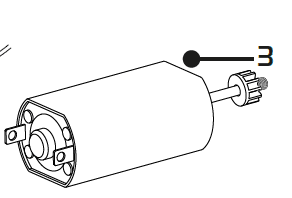 Motor pinion VW Beetle Motor Pinion Assembly