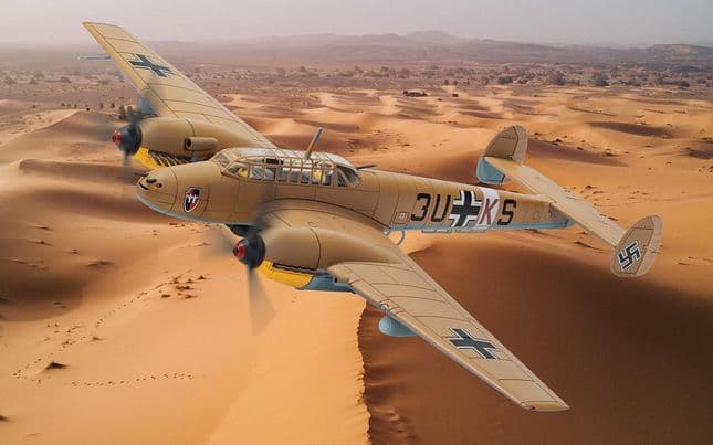 Messerschmitt Bf 110E-2 (Trop) ‘Horst Wessel’ – Zerstörergeschwader 26