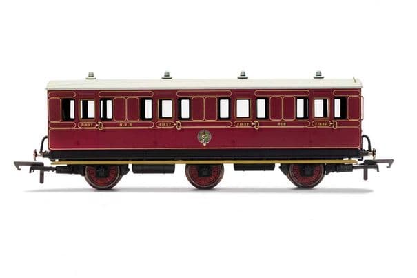 NBR 6 Wheel Coach 1st Class Fitted Lights 414 Era 2