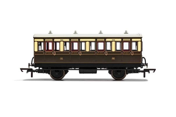 GWR 4 Wheel Coach 1st Class 143 Era 2 3