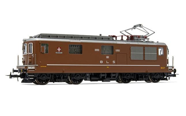 BLS, electric locomotive class Re 4/4, BLS 161 "Domodossola", brown livery, period IV-V, AC-digital with sound