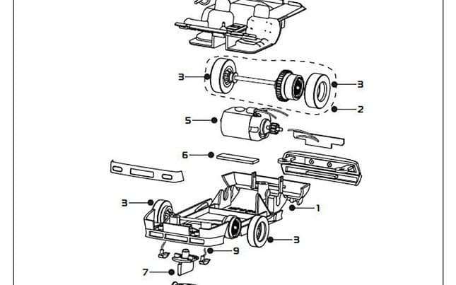 Guideblade/ braid plate set, Guide Blade &amp; Contact Wires
