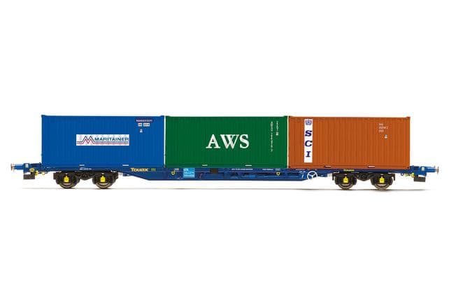 Touax, KFA Container Wagon with 3 x 20' Containers - Era 11