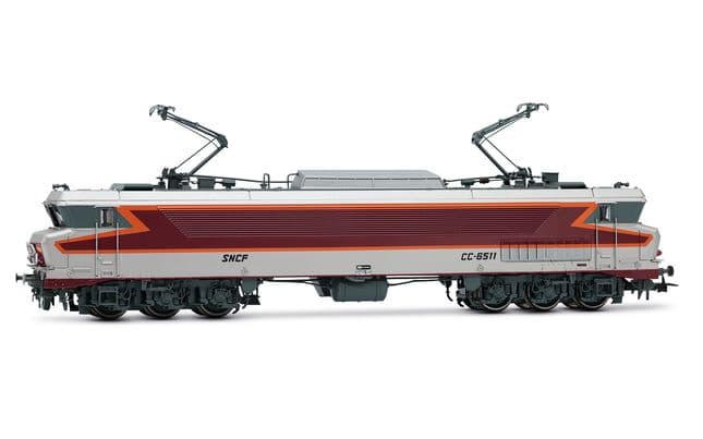 SNCF, CC 6511, silver with "Mistral" logo, period IV, DCC Sound