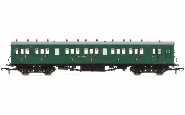 SR, 58' Maunsell Rebuilt (Ex-LSWR 48'), Six Compartment Brake Third, 2628 - Era 3