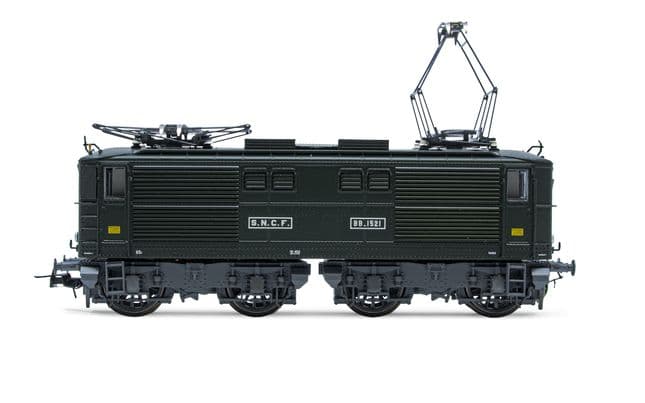 SNCF, electric locomotive class BB 1521, green livery, period III