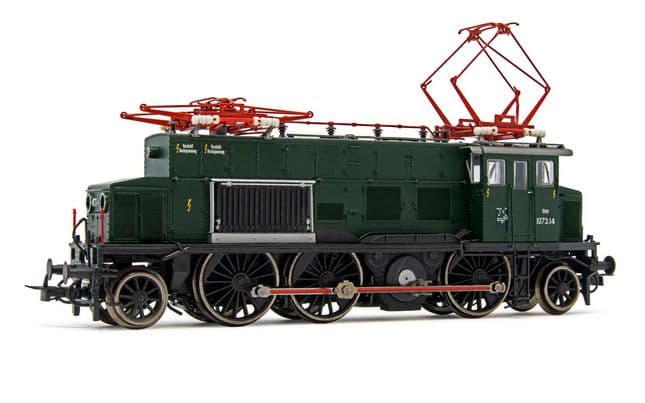 ÖBB, electric locomotive 1073.14, green livery, period III-IV, with DCC-sounddecoder