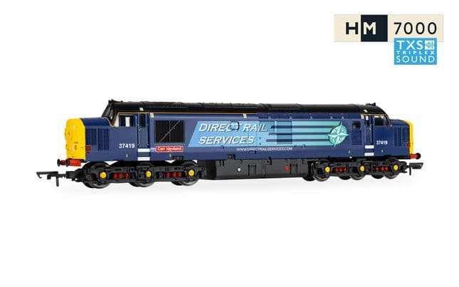 RailRoad - DRS - Class 37 - 'Carl Haviland' 37419 (DCC Sound Fitted)