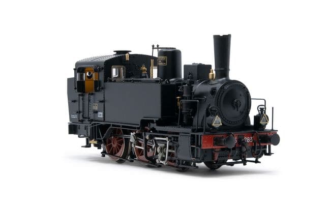 FS, steam locomotive Gr. 835, oil lamps, lateral water tanks, period III-IV