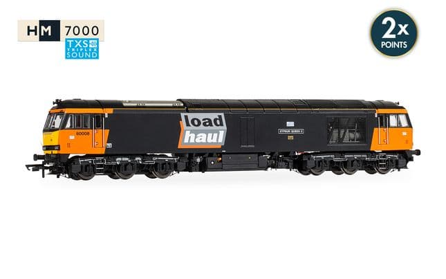 Class 60 - Loadhaul - 60008 'Gypsum Queen II' (DCC Sound Fitted)