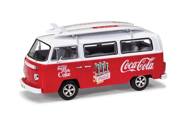 Coca-Cola Volkswagen Campervan Type 2 (T2) Bay Window - Surf Van