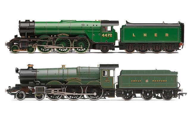 LNER - Flying Scotsman &amp; GWR - Pendennis Castle (Australian Tour) - Train Pack