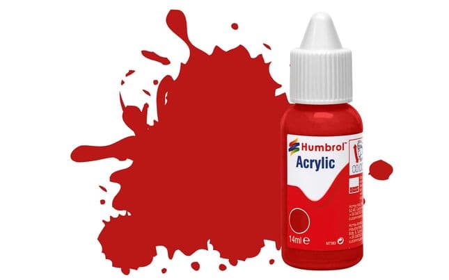 Acrylic Paint: 60 - Scarlet - Matt - (14ml)
