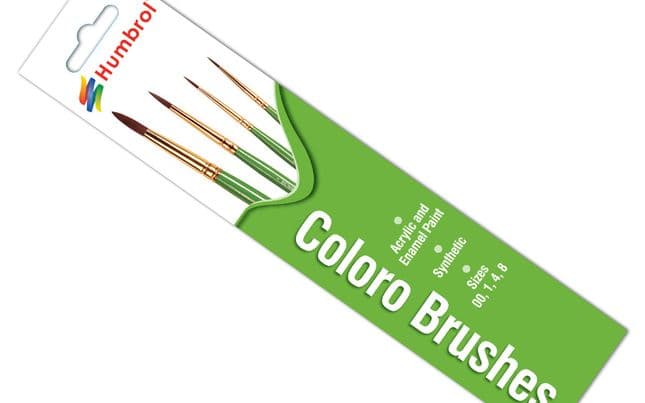 Coloro Brush Pack - (Sizes: 00/1/4/8)