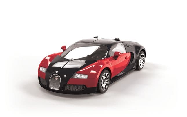 QUICKBUILD Bugatti 16.4 Veyron black/red