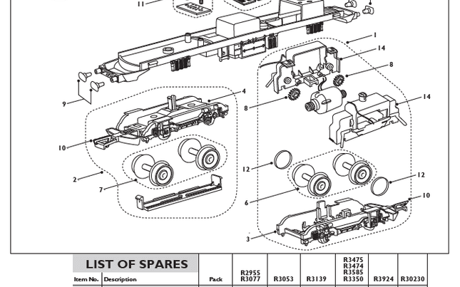 accessory pack, Class 90 Motor Housing Side Frames