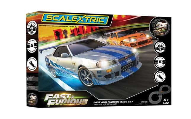 Scalextric Fast and Furious - Race Set - 25 Year Edition