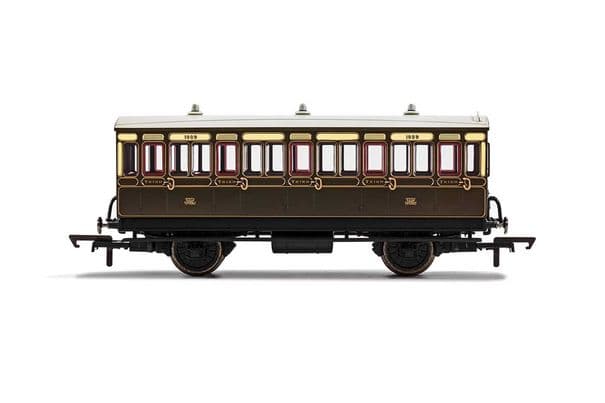 GWR 4 Wheel Coach 3rd Class 1889 Era 2 3