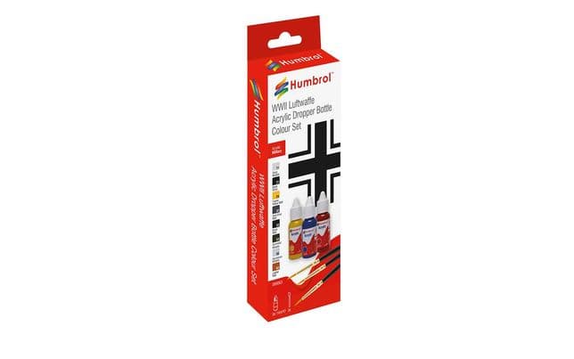 Acrylic Paint Brush Pack Luftwffe WWII Colours