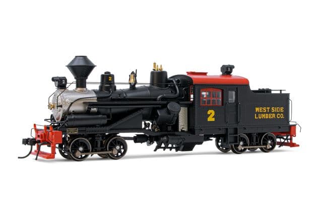 Heisler Steam locomotive, 2-Truck model, "Westside Lumber Co. #2", period III