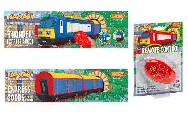 Playtrains Train &amp; Coach Bundle